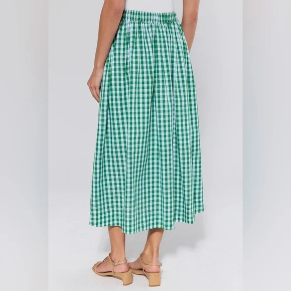 Pinch Ivy Green Gingham Top & maxi skirt- size small - Picture 7 of 16